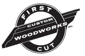 First Cut Custom Woodworks Logo